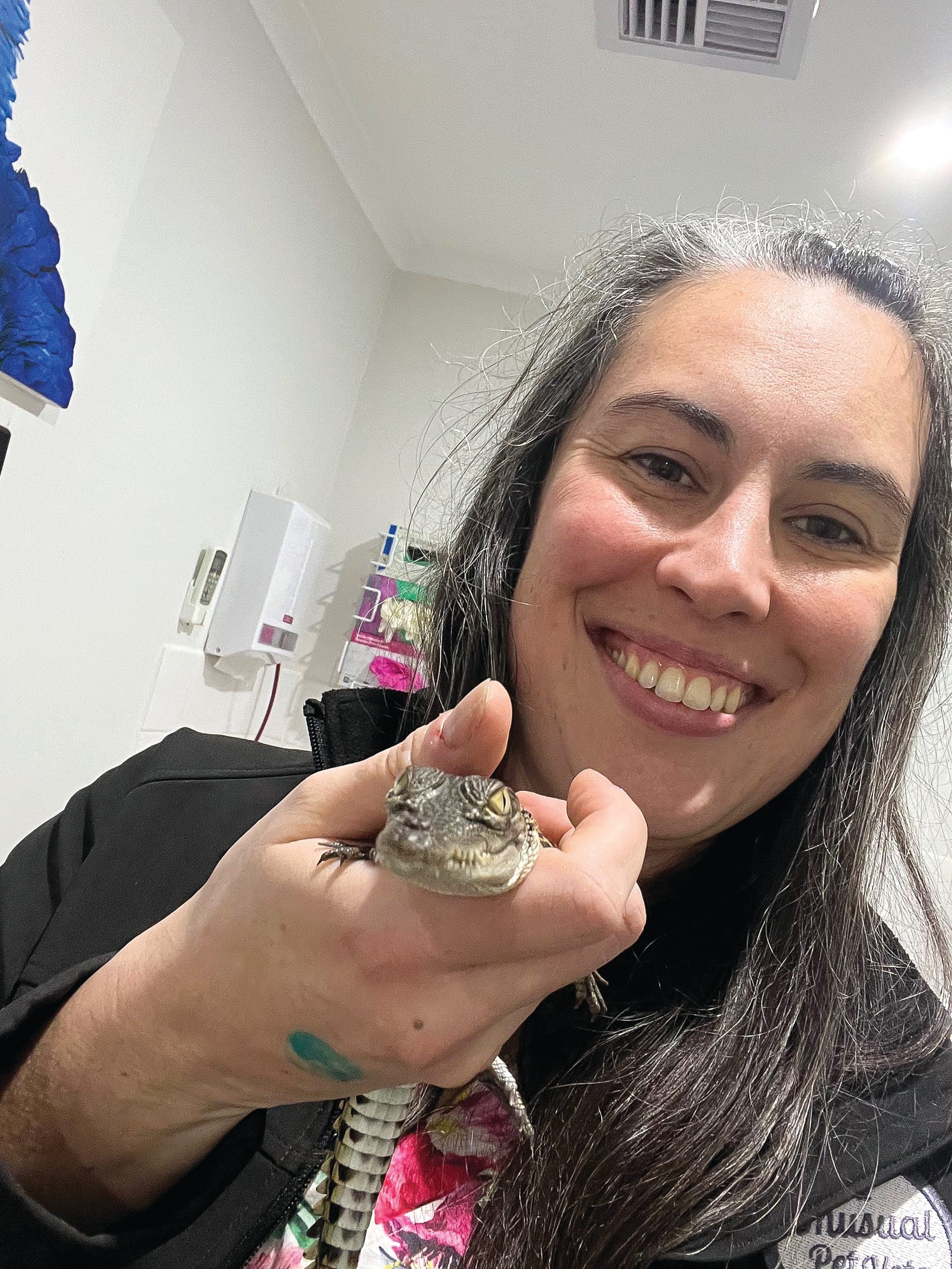 Letting her hair down for charity