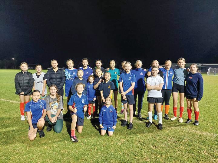 Breakers celebrate Female Football Week
