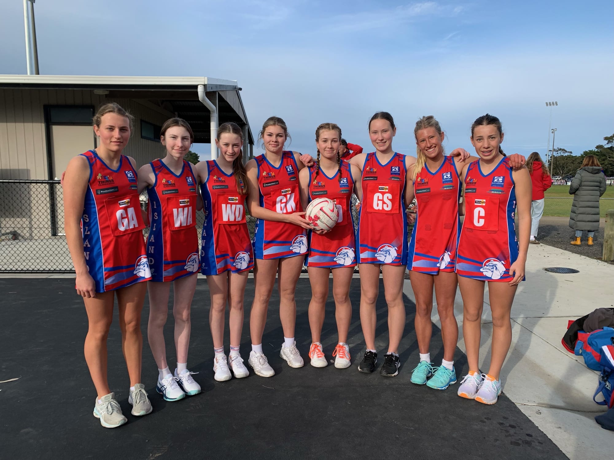 Island netballers dominate with wins all around- Under 15s