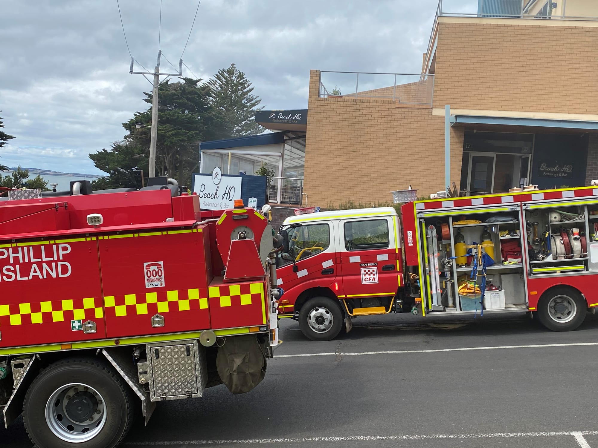 Cowes Esplanade Fire