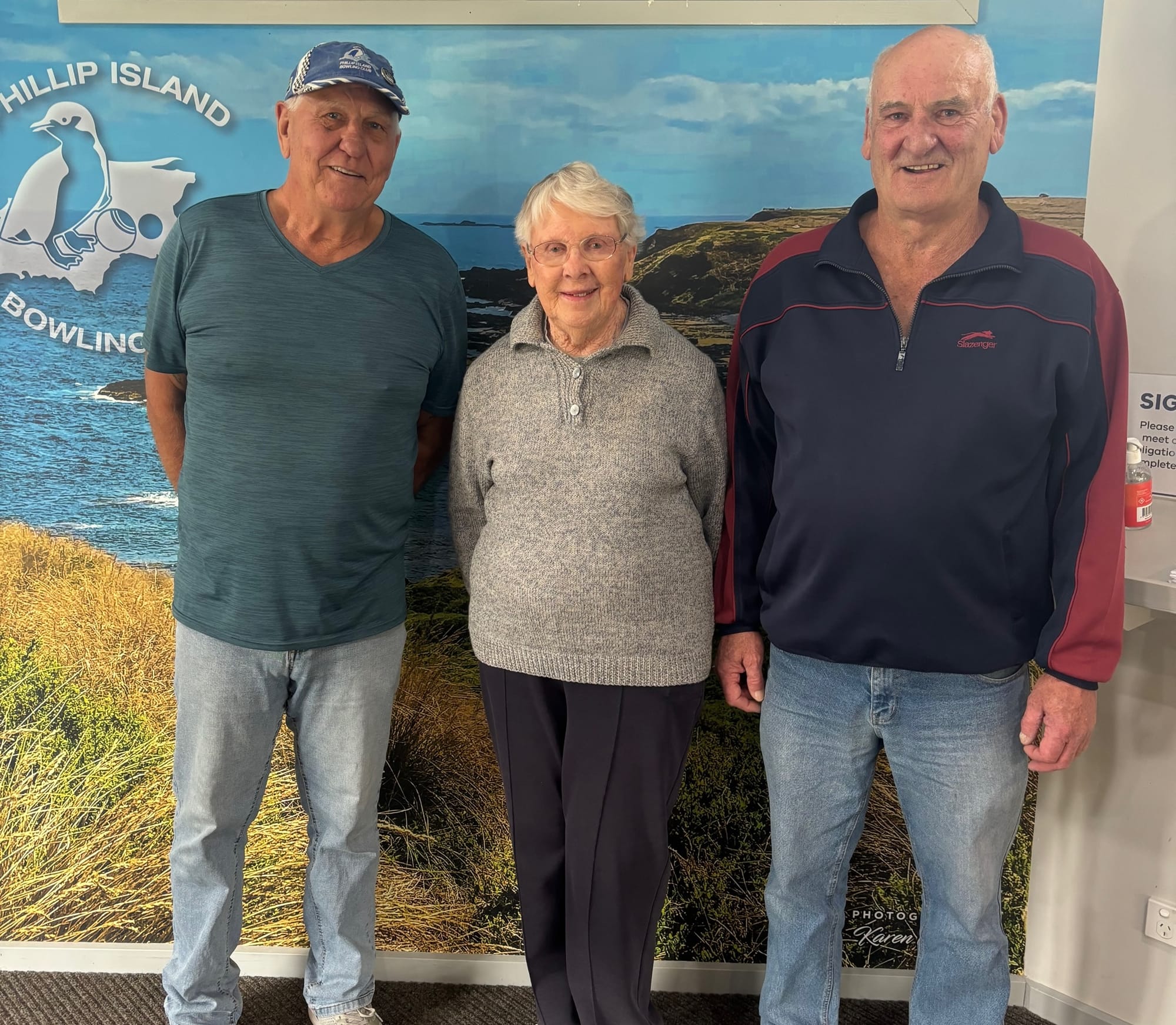 Cool conditions on the green