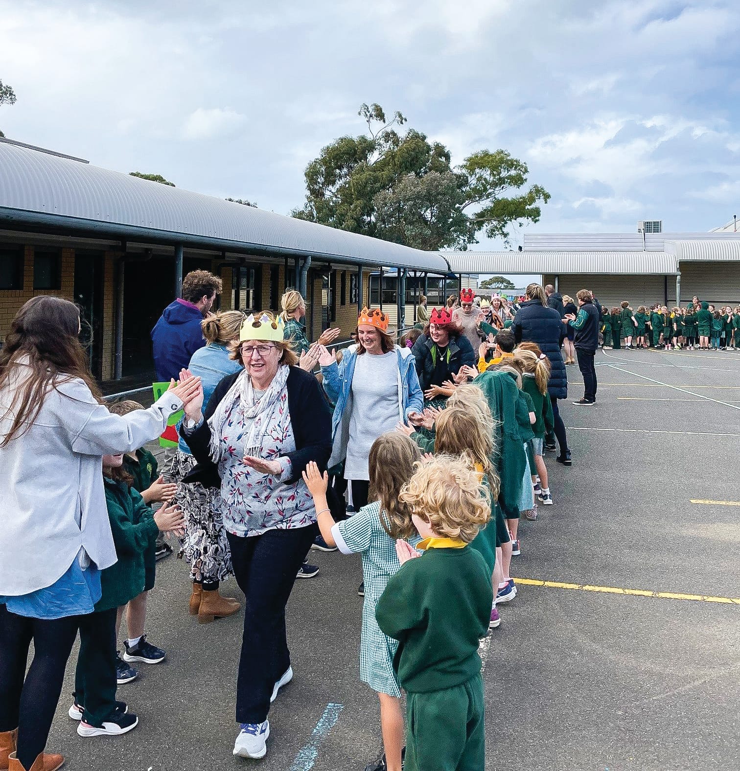 Celebrating the supporters!