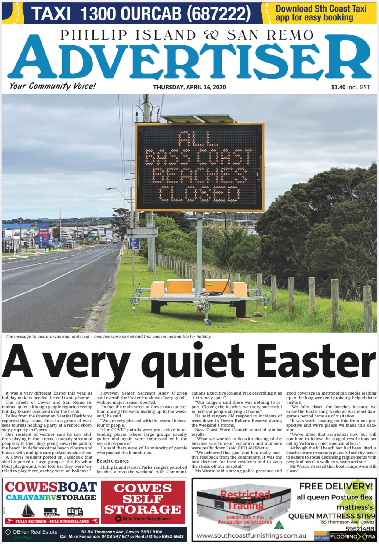 Thursday, April 16, 2020