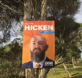 Candidates under fire for insensitive signage