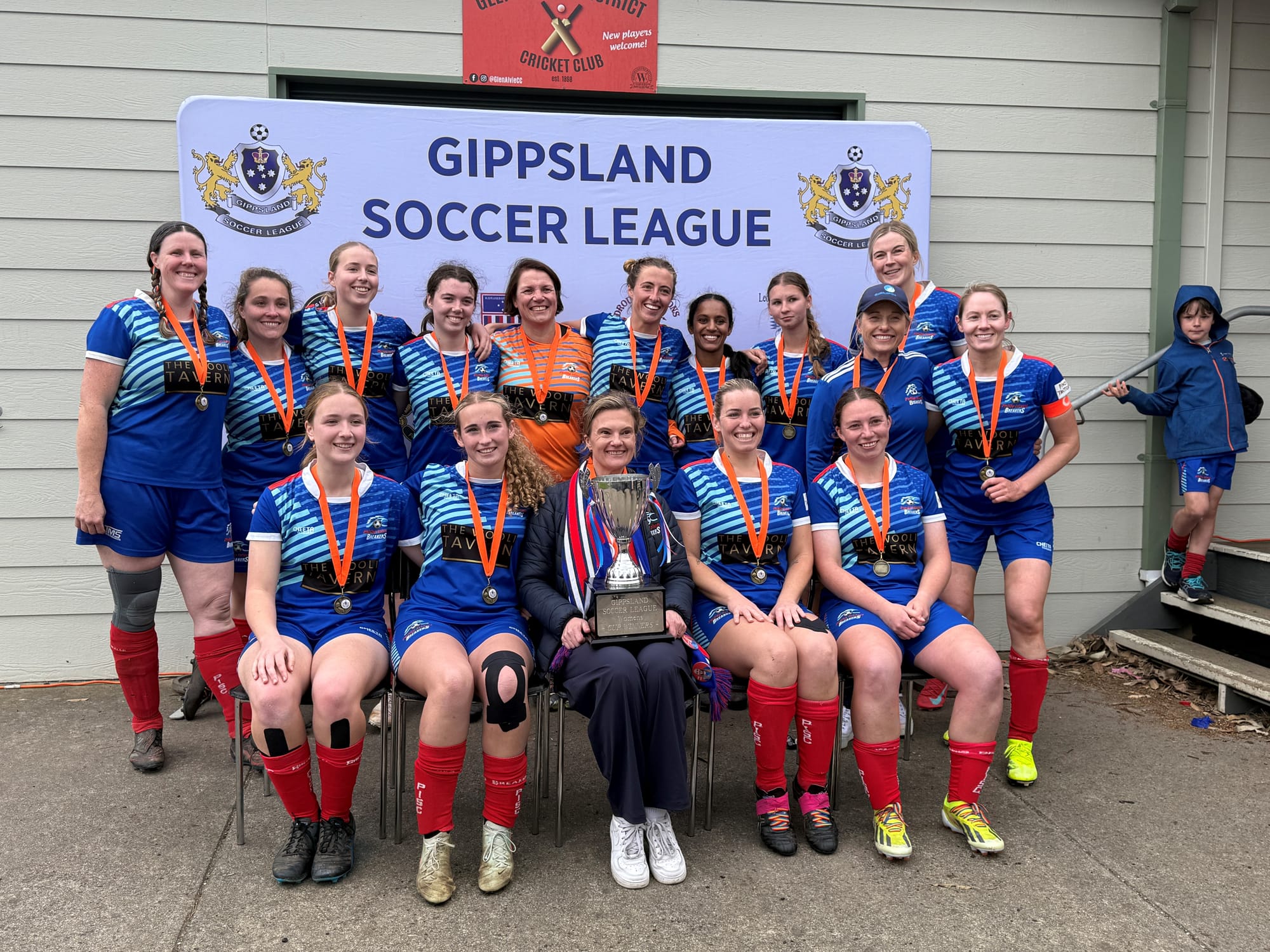 Senior Women’s soccer 2025 Premiership team.