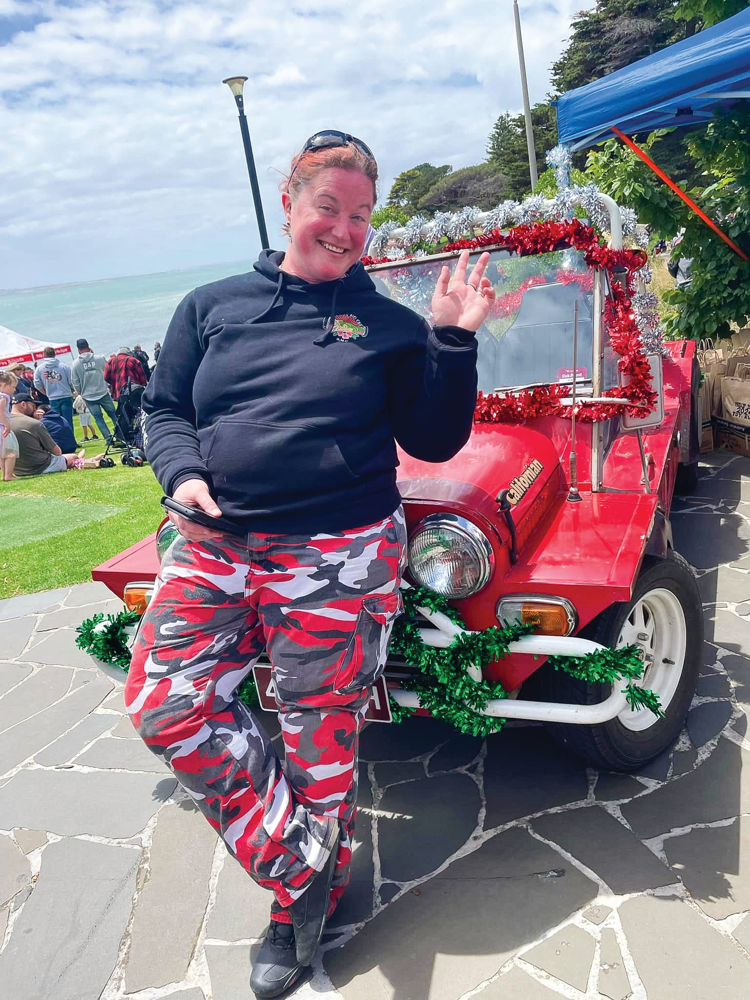 Samantha Hampstead of Dead4Eva Designs organised the Toy Run which collects toys and food for families struggling at Christmas. Photos courtesy of Samantha Halstead, Dead4Eva Designs.
