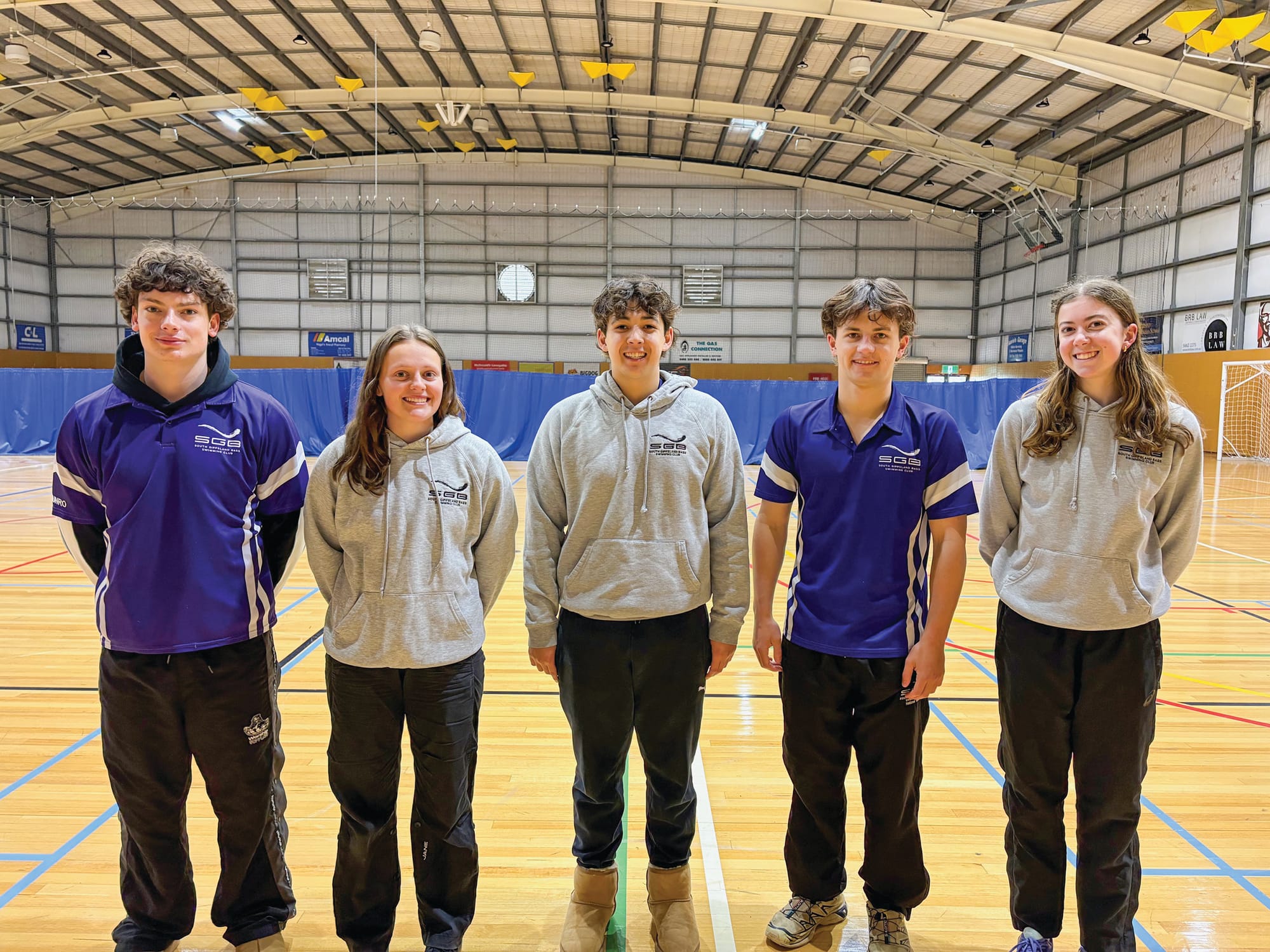 SGB swimmers enjoy competing at home competition