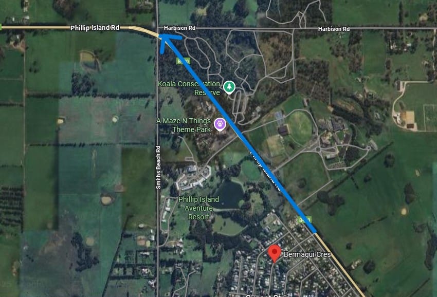 Expect delays on Phillip Island Road