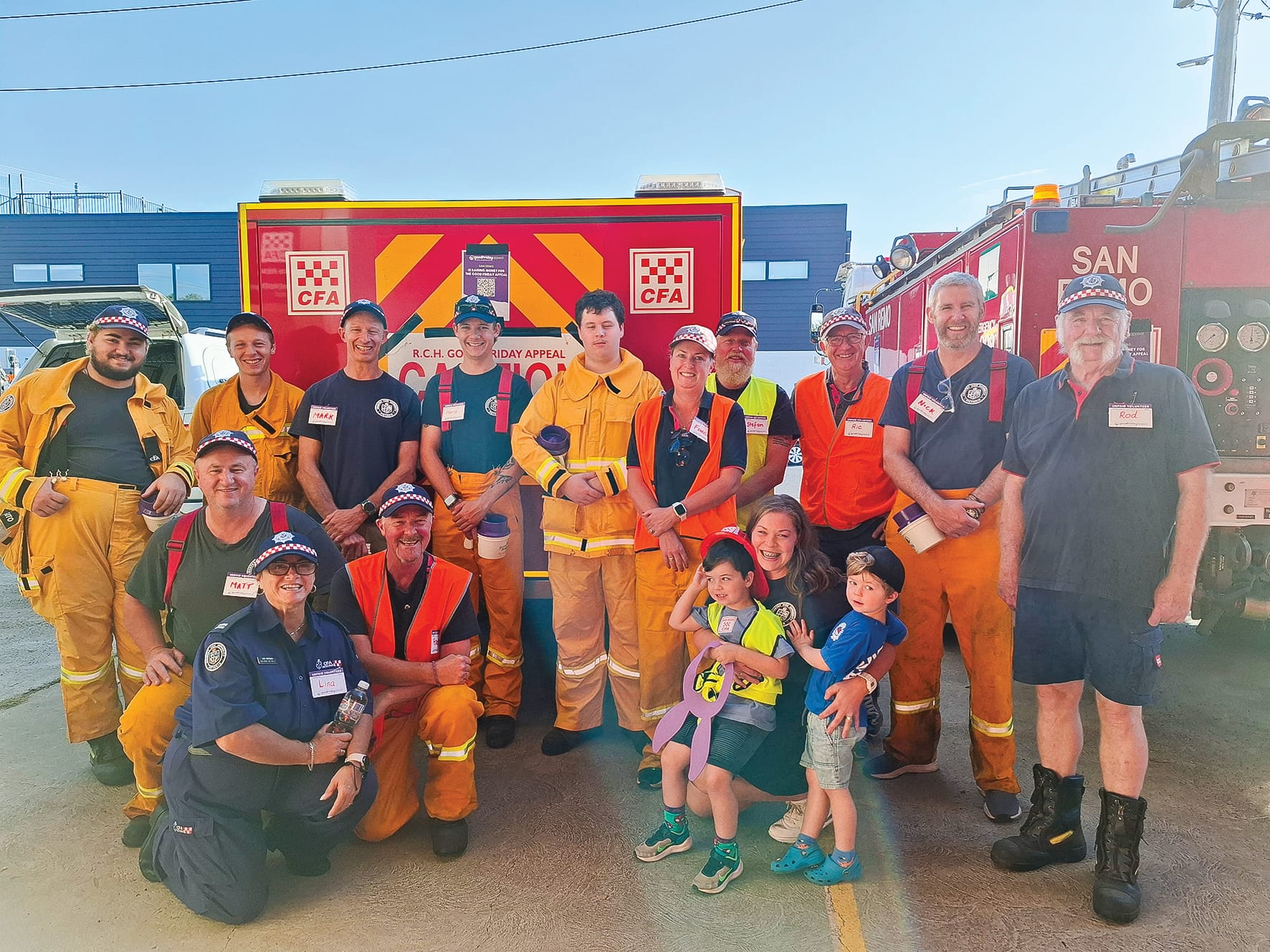 Fire ready in San Remo