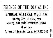 Friends of the Koalas - AGM