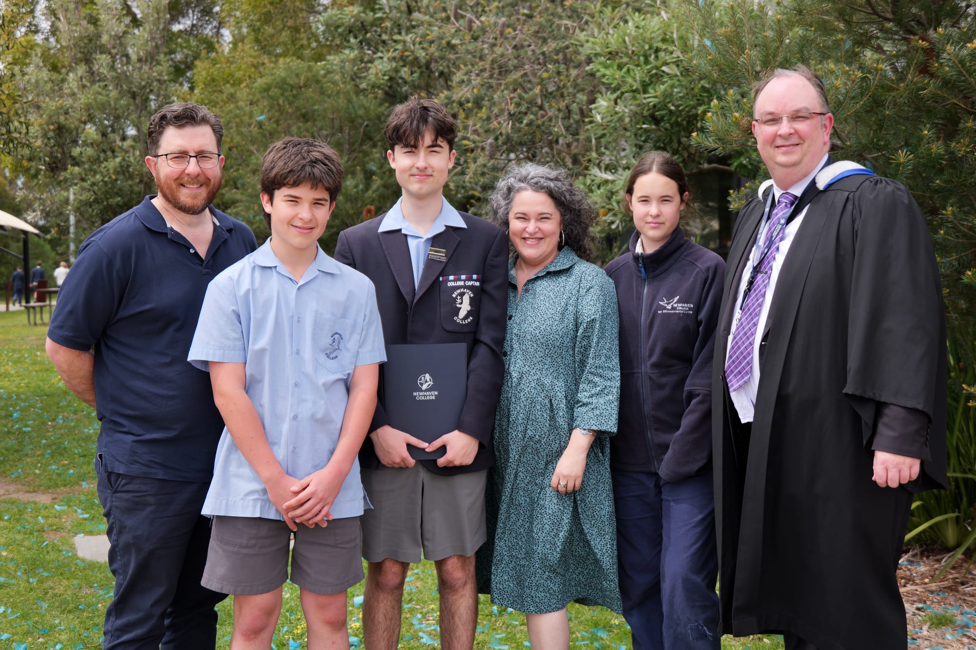 Gabriel Di Falco was awarded the ADF Long Tan Leadership Award. Enjoying his achievements with his parents Jo and Adrian, and siblings Sebastian and Amalia.