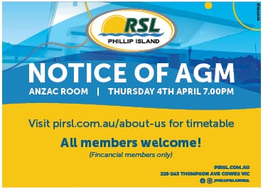 Phillip Island RSL AGM