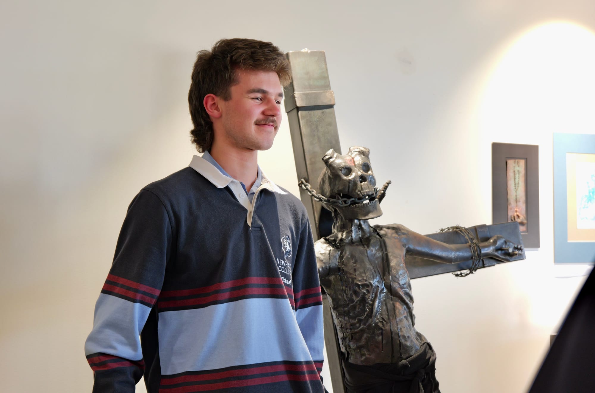 Newhaven College VCE student Michael Mehes won the Best in Show for his intriguing work.
