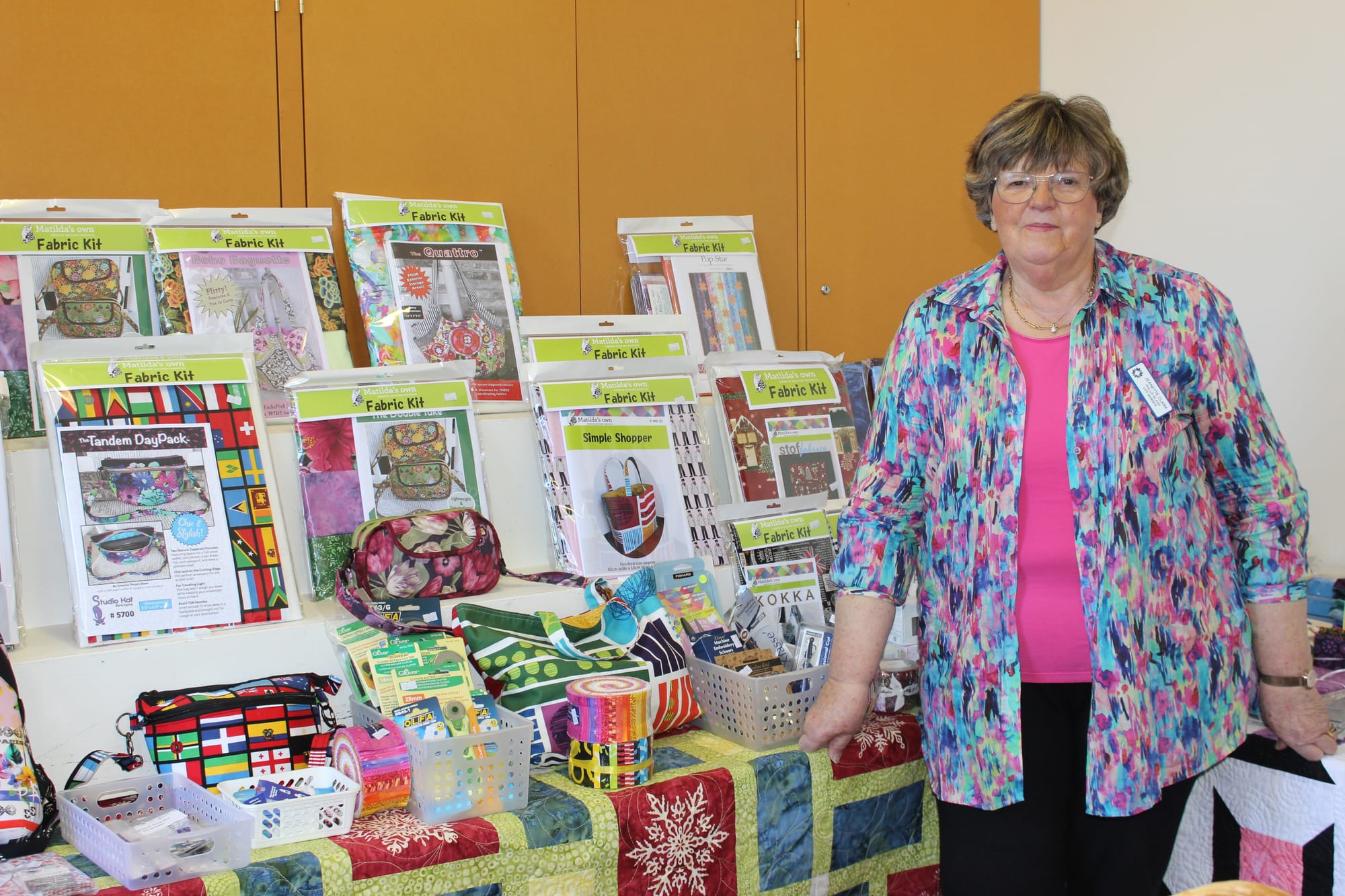 Jeanette Clark from Patchwork Maze will be setting up shop from Saturday November 1 until Tuesday November 4, from 10am to 4pm at the Patchworkers' Display at Newhaven Hall.