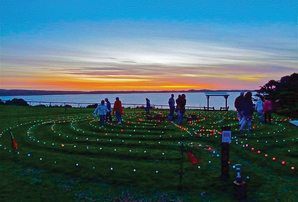 Labyrinth walk to welcome the new year
