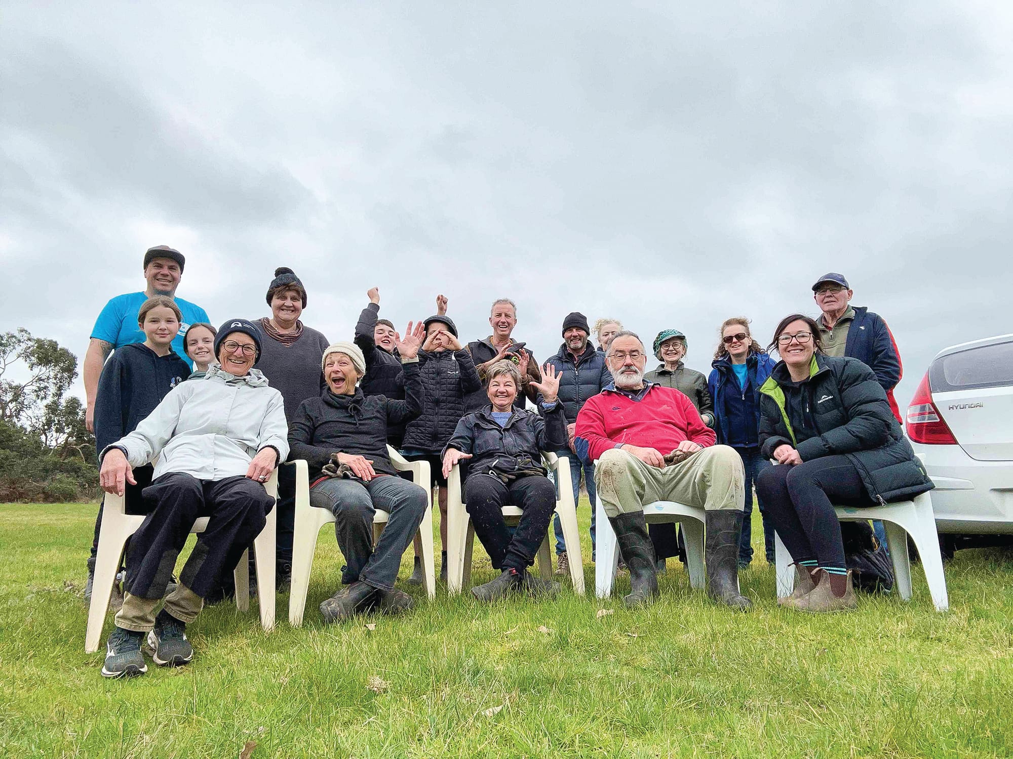 Landcare planting day