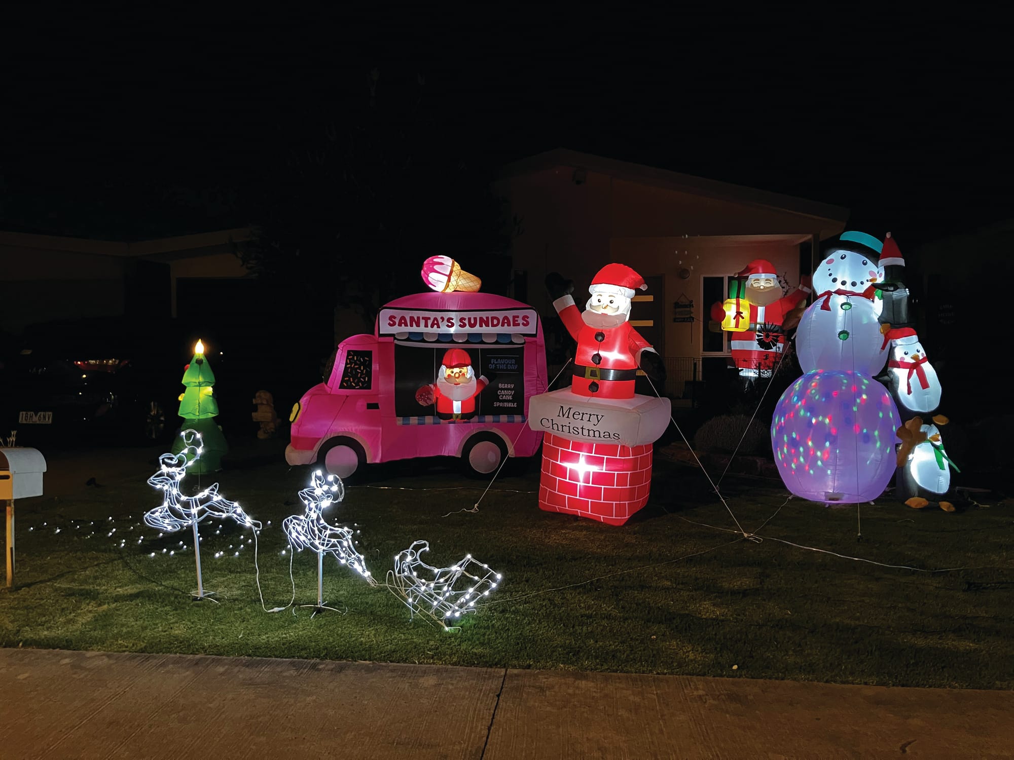 Island lights up for Christmas