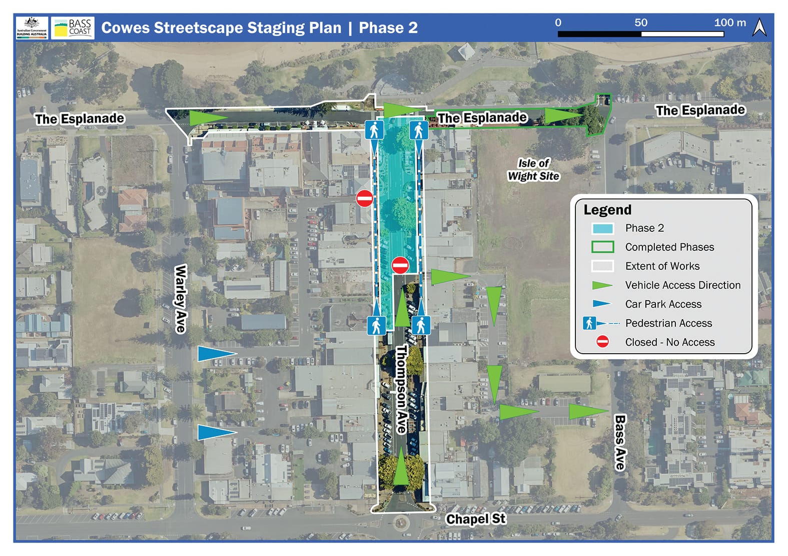 Cowes precinct work completed, for now