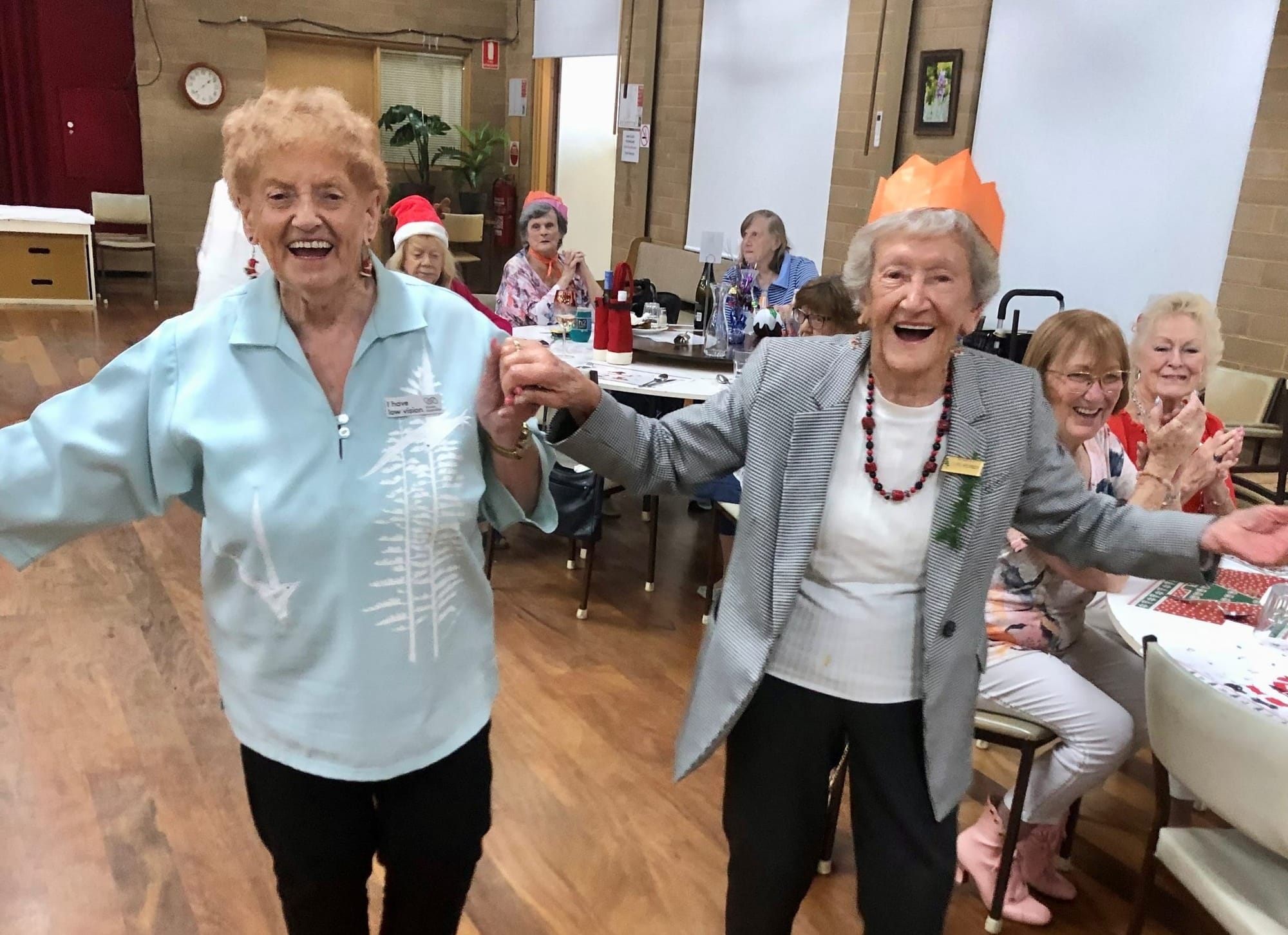 Senior Citizens celebrate Christmas