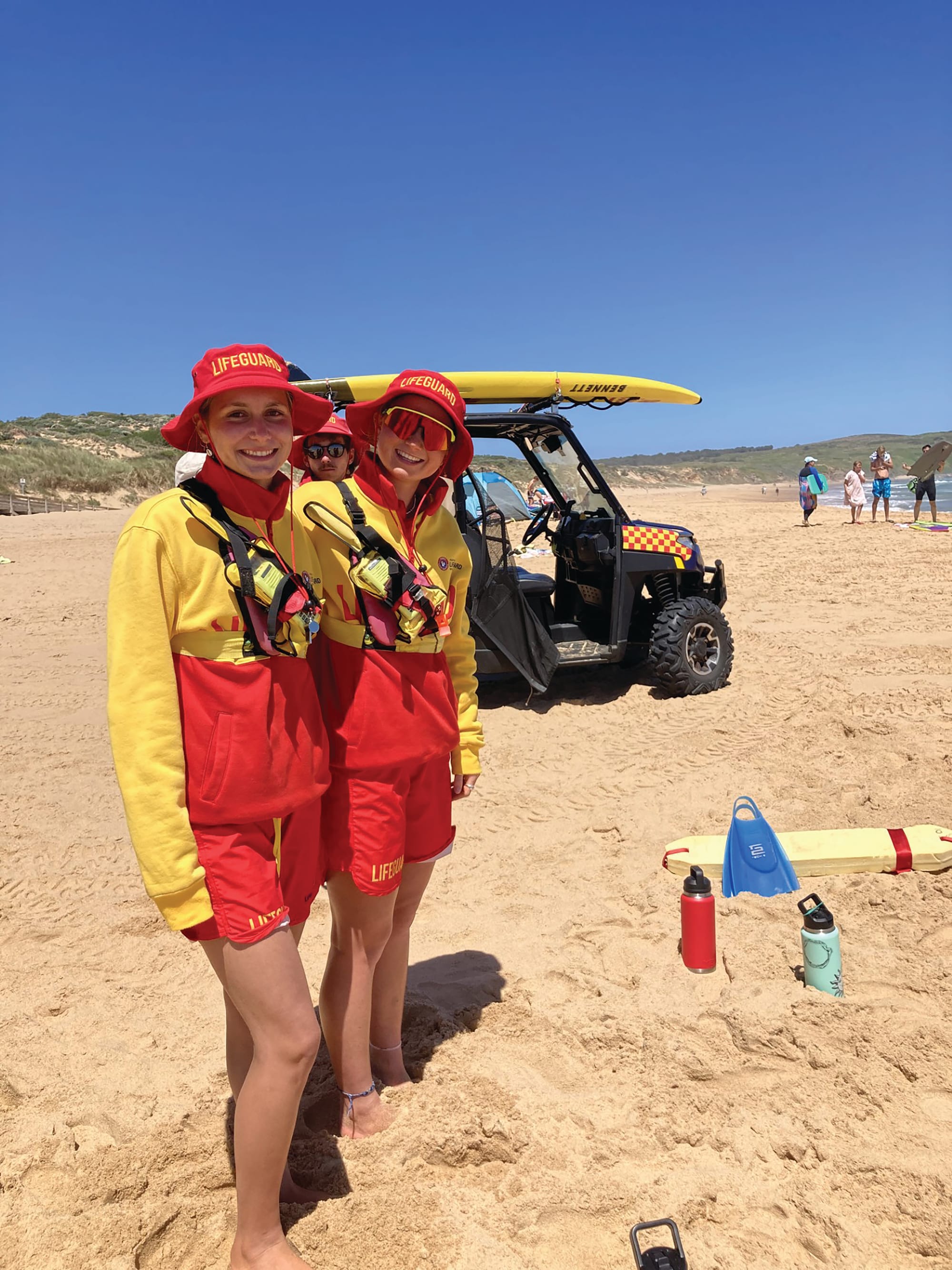 What happens in a beach emergency