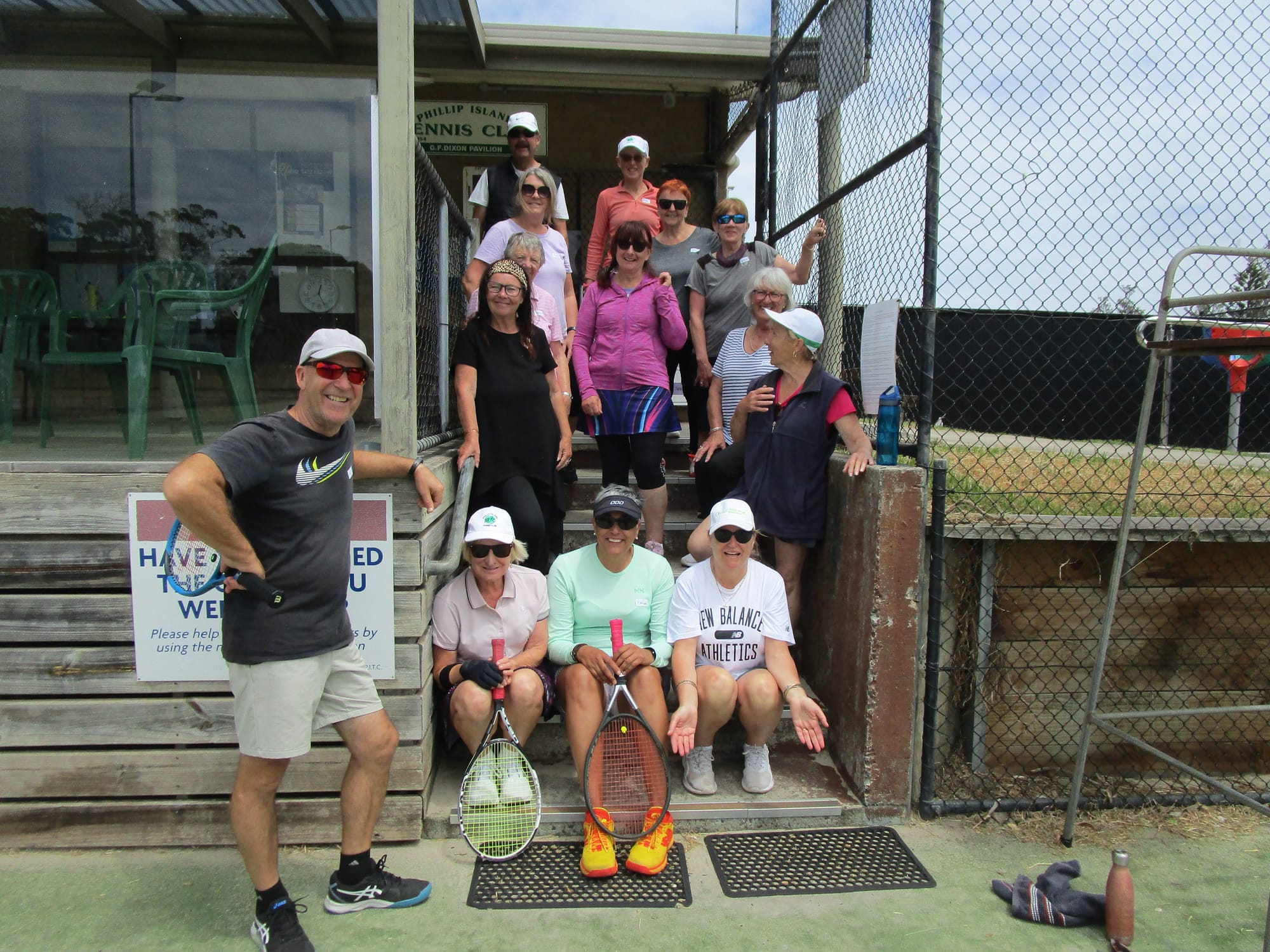 Visitors return and get social