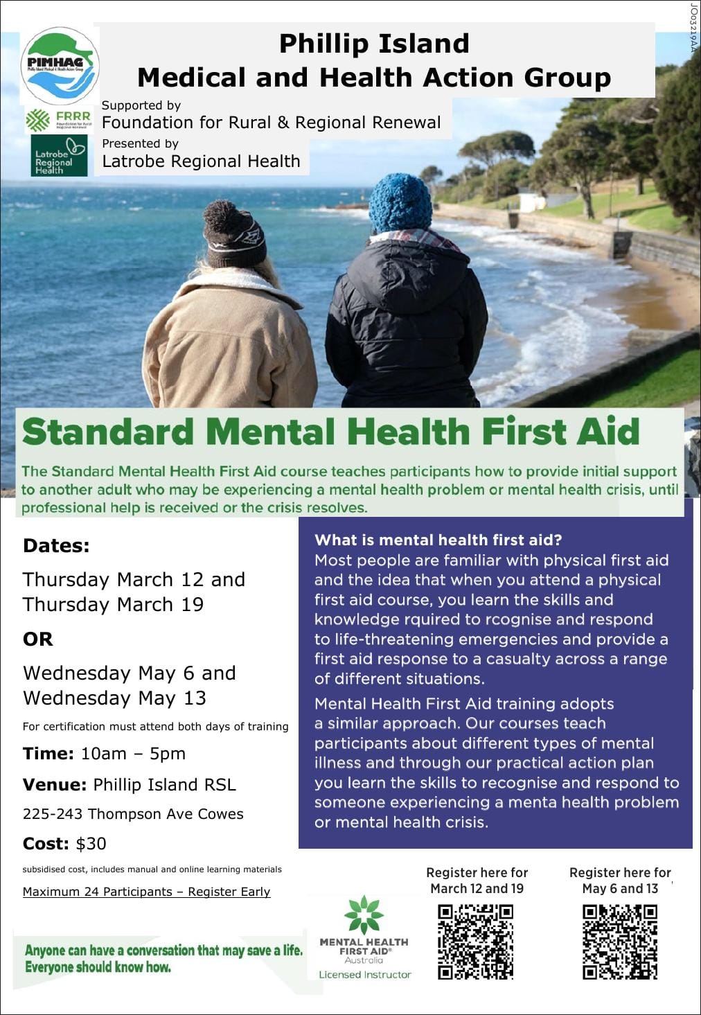 Join the PIMHAG mental health campaign