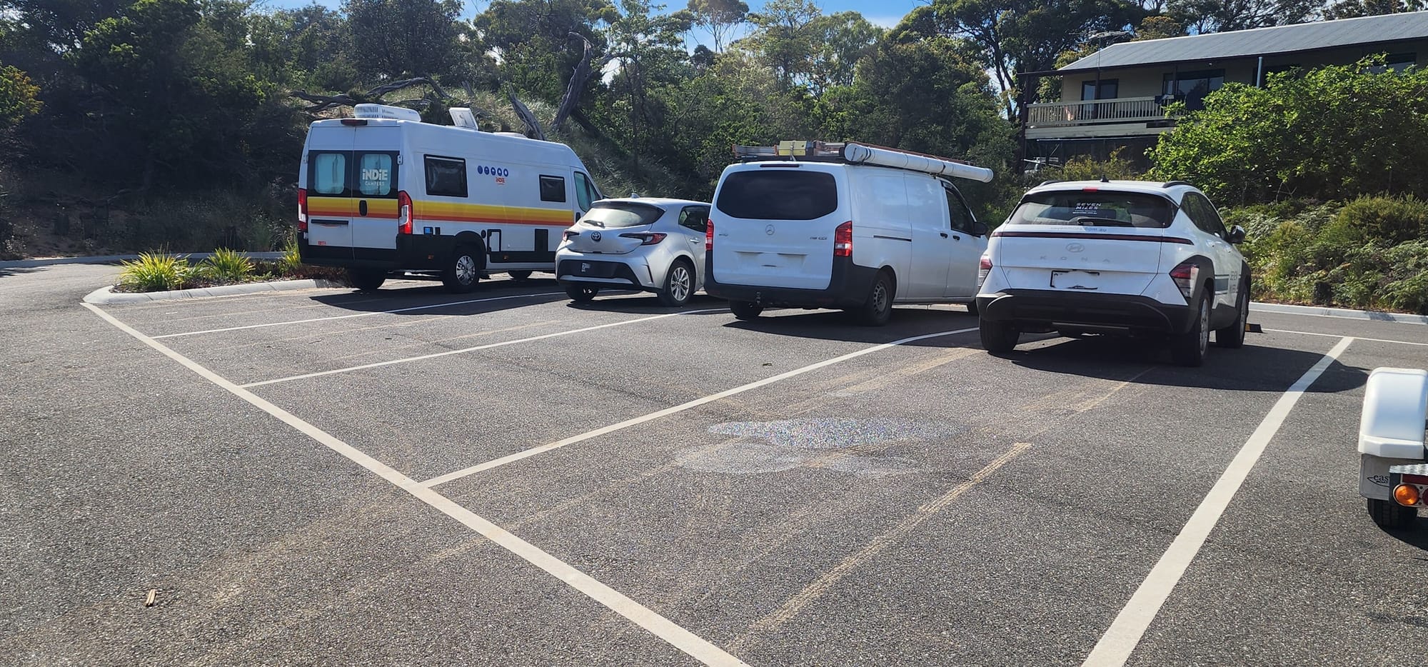 Parking tensions at boat ramp