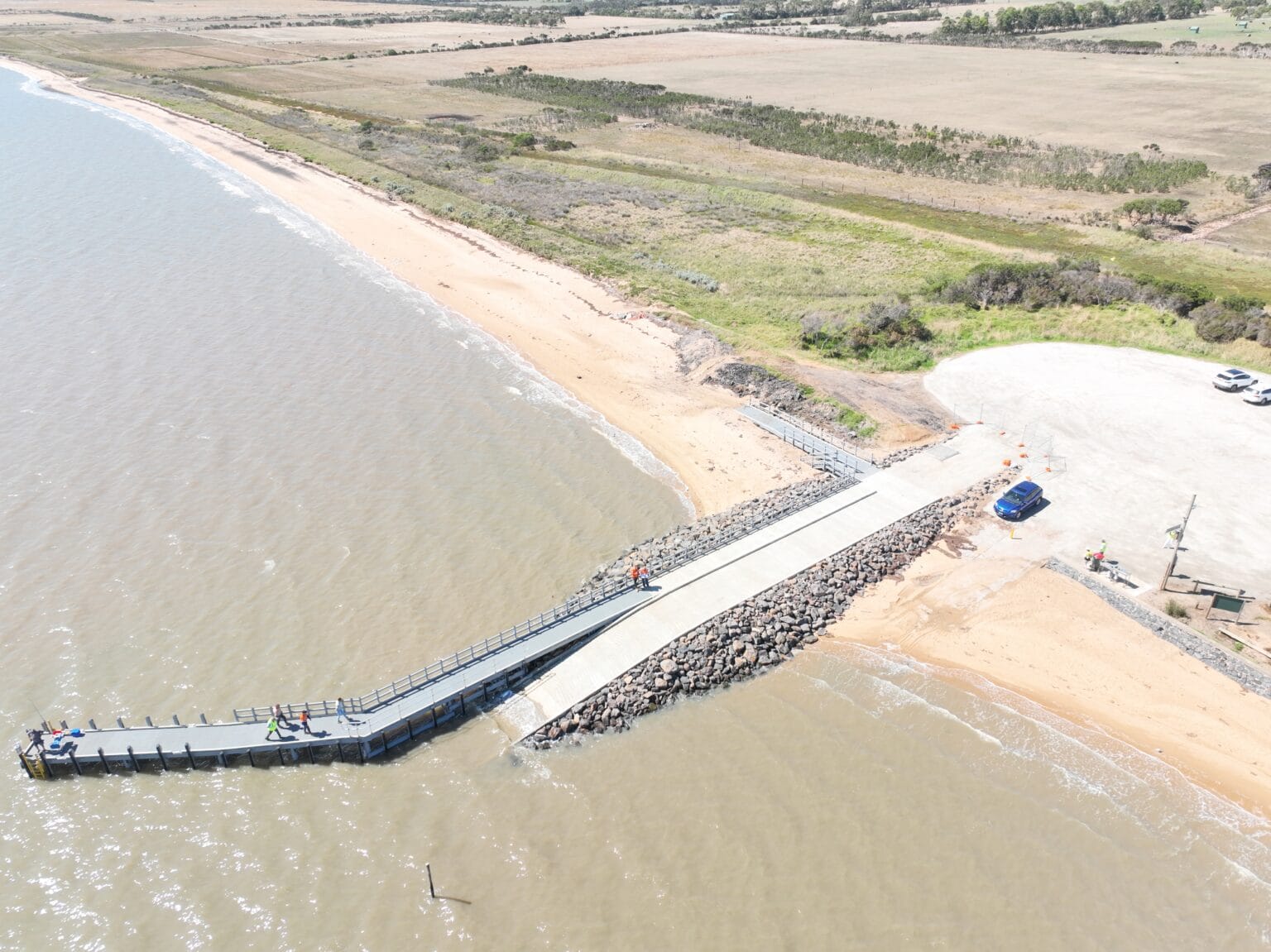 Lang Lang boat ramp delivered
