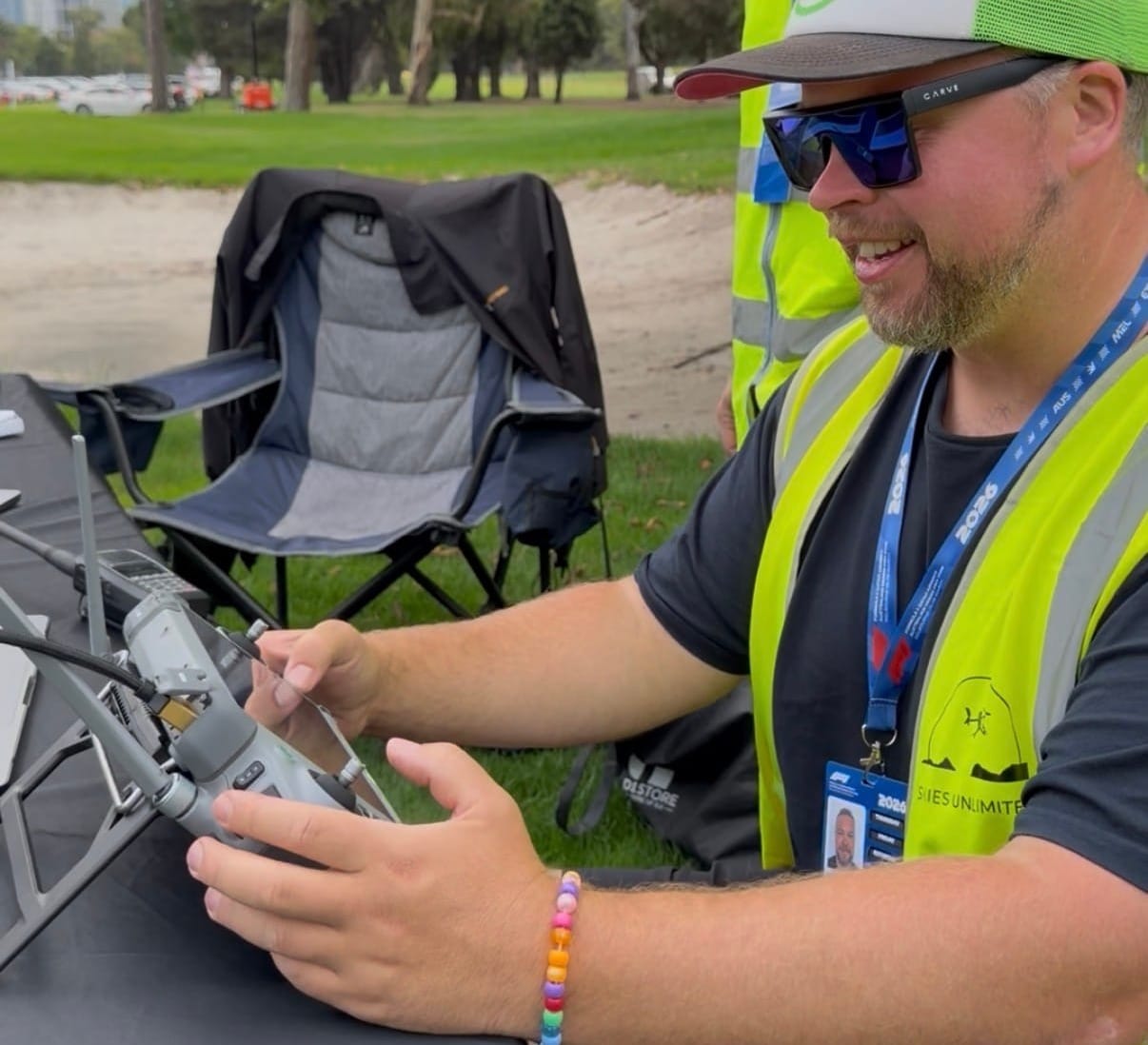 Flying high at the Formula 1 GP