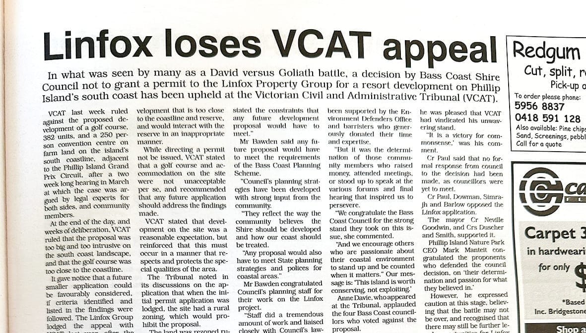 History on Linfox circuit development fact checked