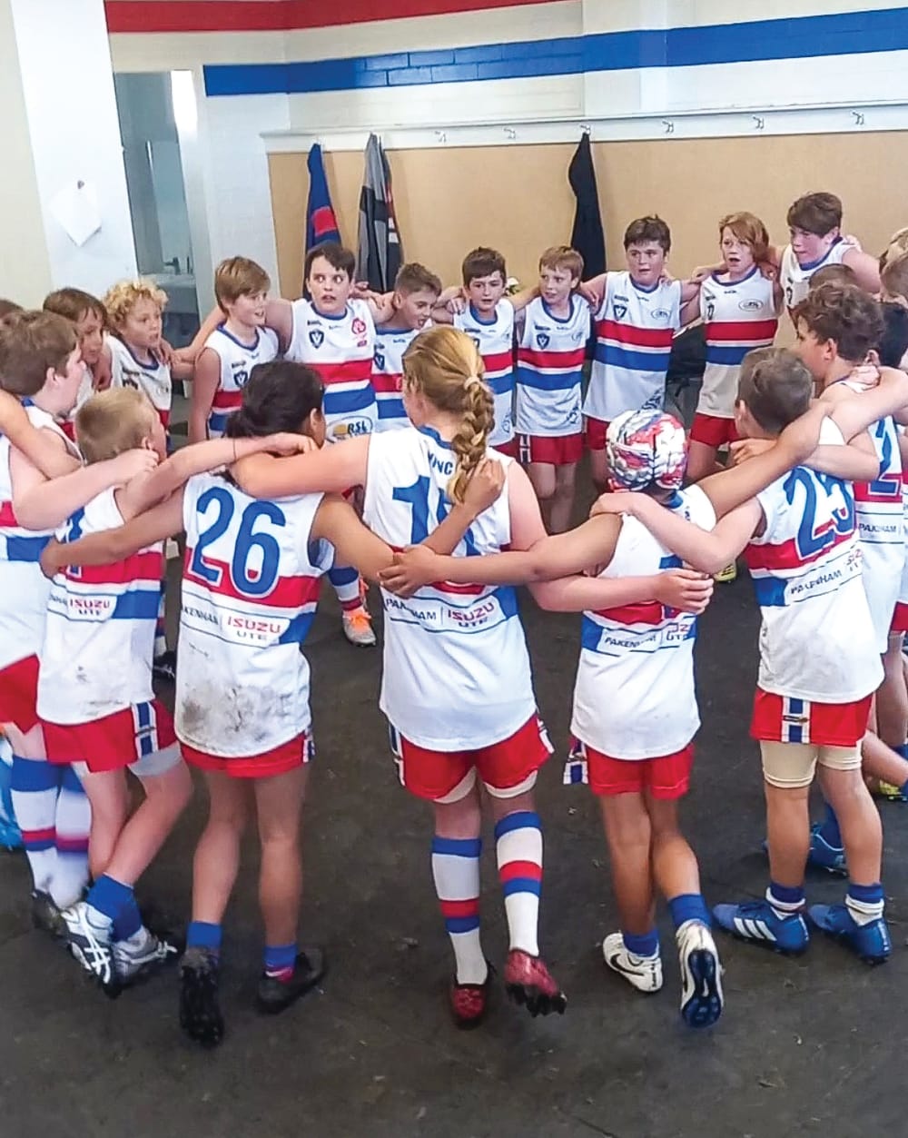 Footy juniors take weekend victories - U12s Blue post image