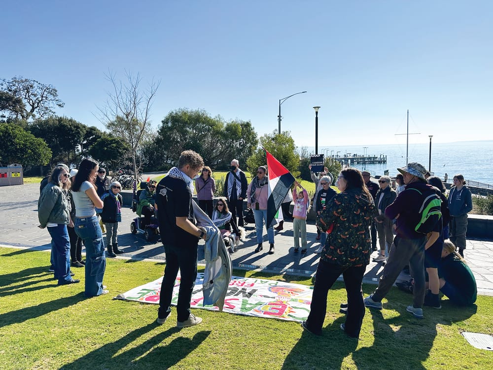 Community gathered for Gaza post image