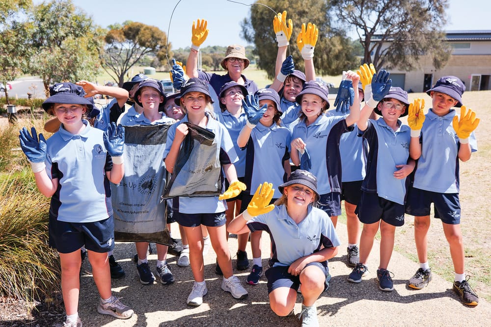 Students clean up post image