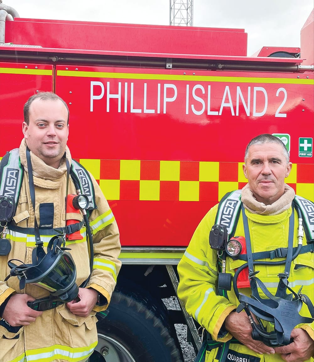Island fire fighters breathe easy post image