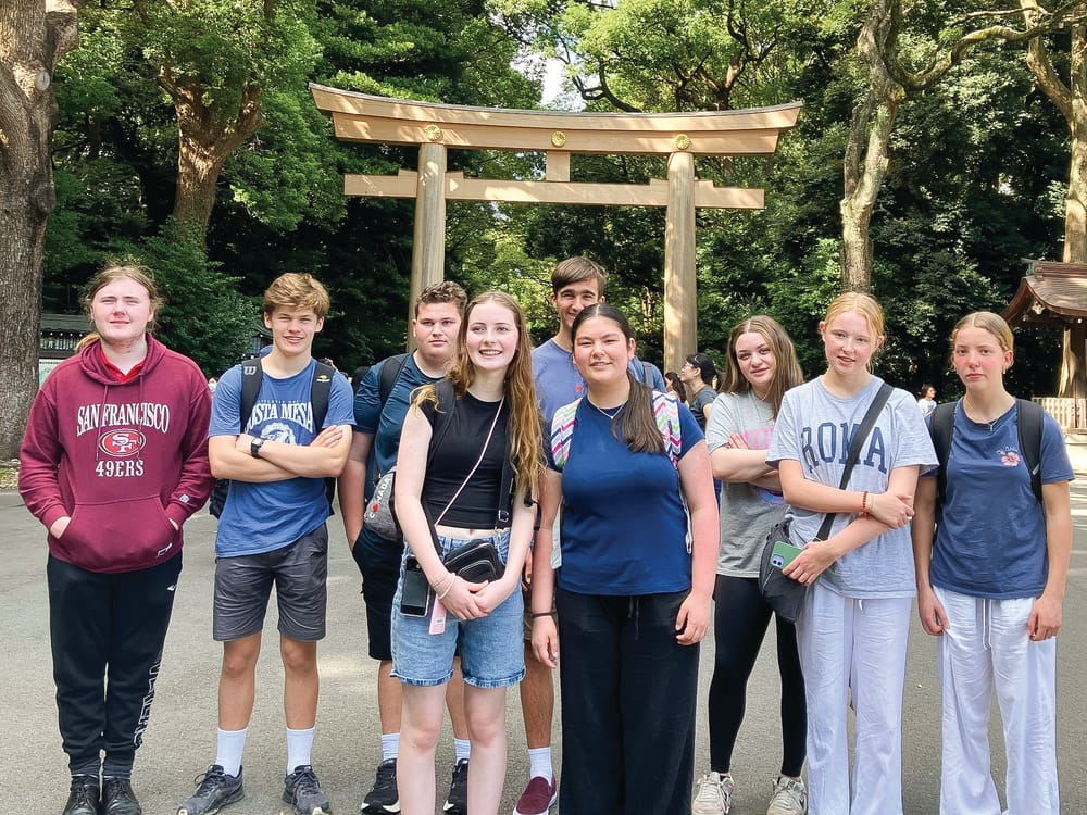 College students visit Japan post image
