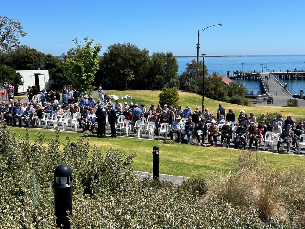 Remembrance Day ceremony at Cowes post image