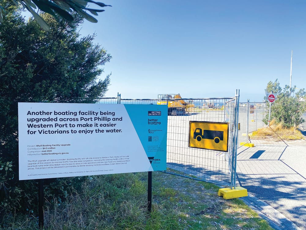 Ramping up jetty works post image