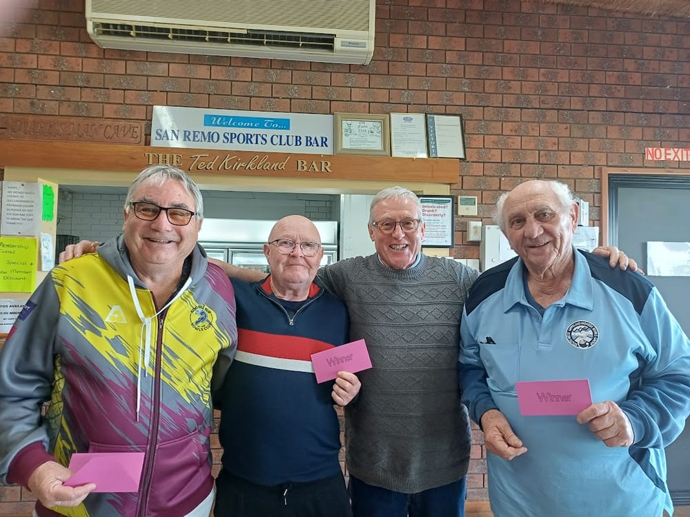 Game held at San Remo Bowls Club post image