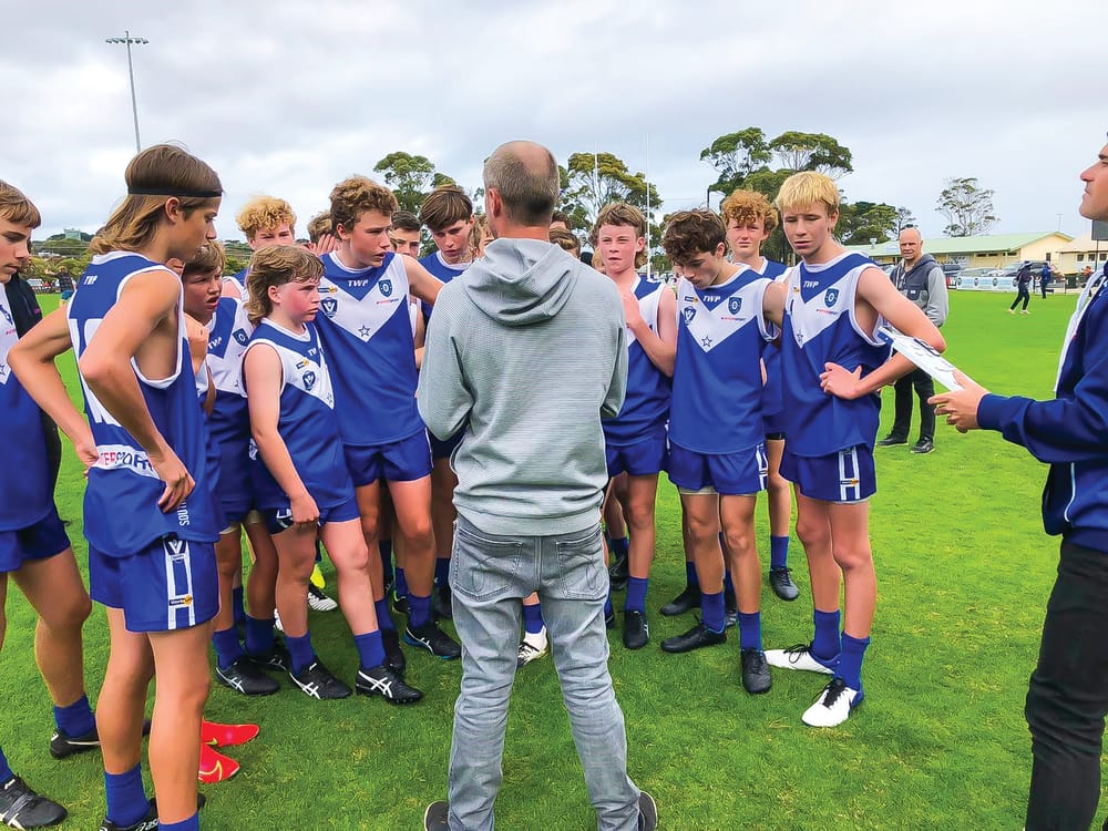 All in a huddle post image