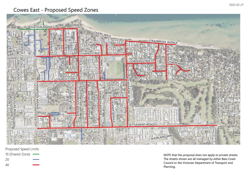 Do you support Cowes east speed reduction proposal? post image
