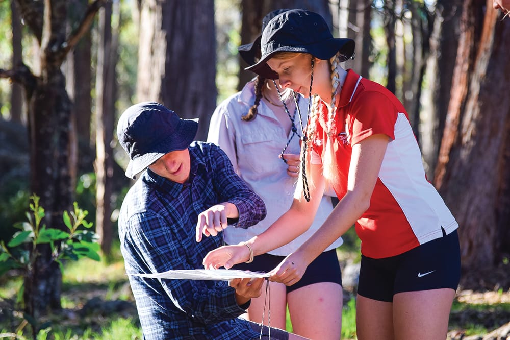College goes camping post image