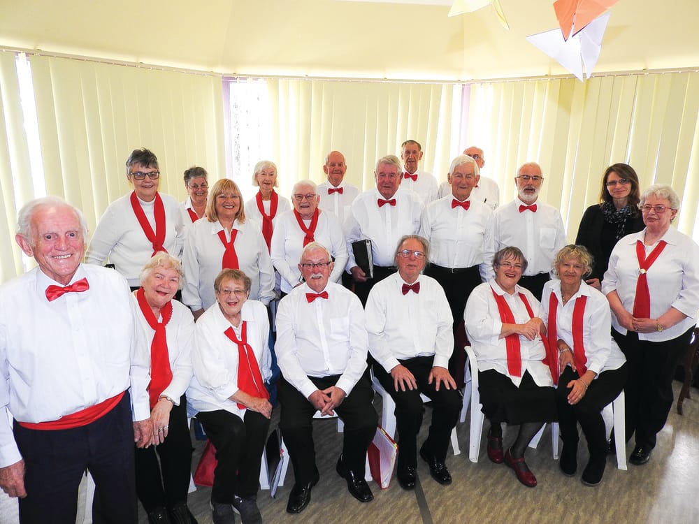 Island singers rehearsing for August concert post image