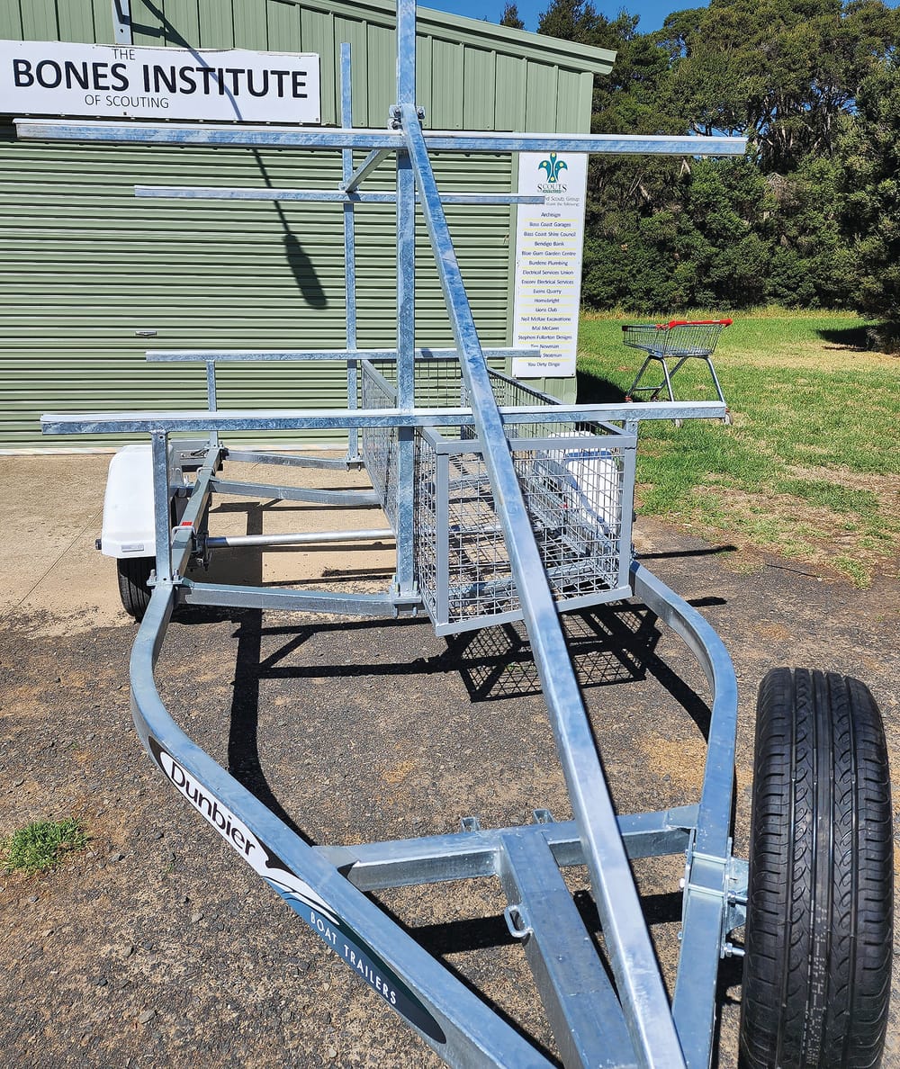 Scouts’ given new kayak trailer post image