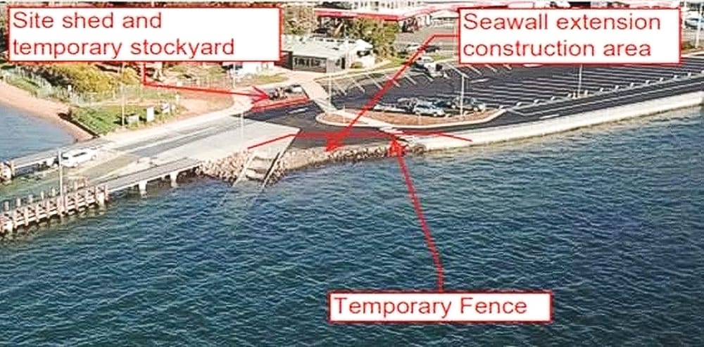Rhyll seawall extended post image