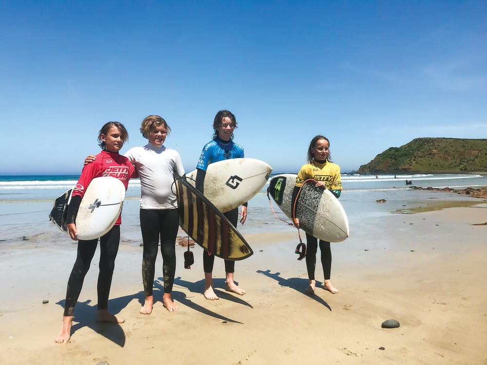 Schools hit the surf post image