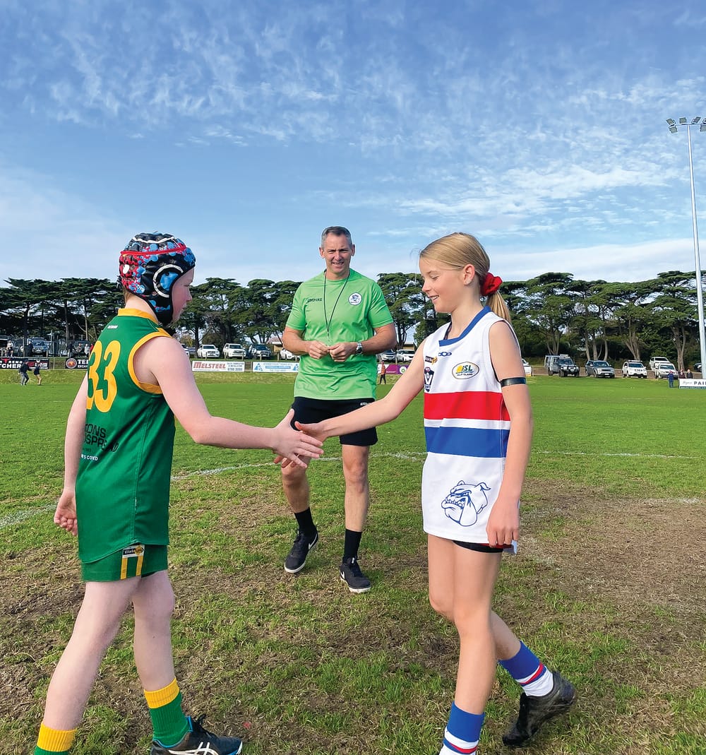 Footy juniors tough it out against Leongatha - U12 Red post image