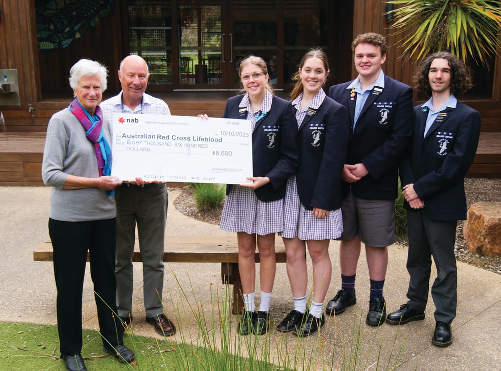 Newhaven College Students raise $8600 for Red Cross Lifeblood post image
