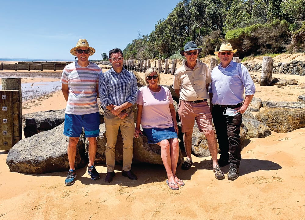 Foreshore wall on the way post image