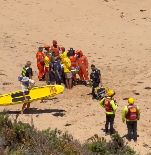 Kilcunda beach rescue post image