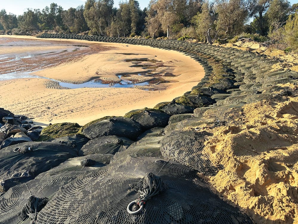 Rock bag wall complete post image